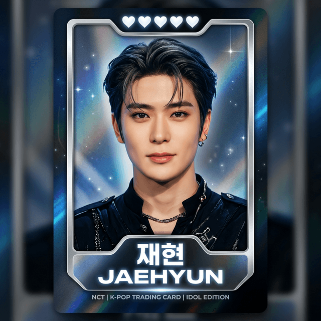 Sample K-Pop collectible card